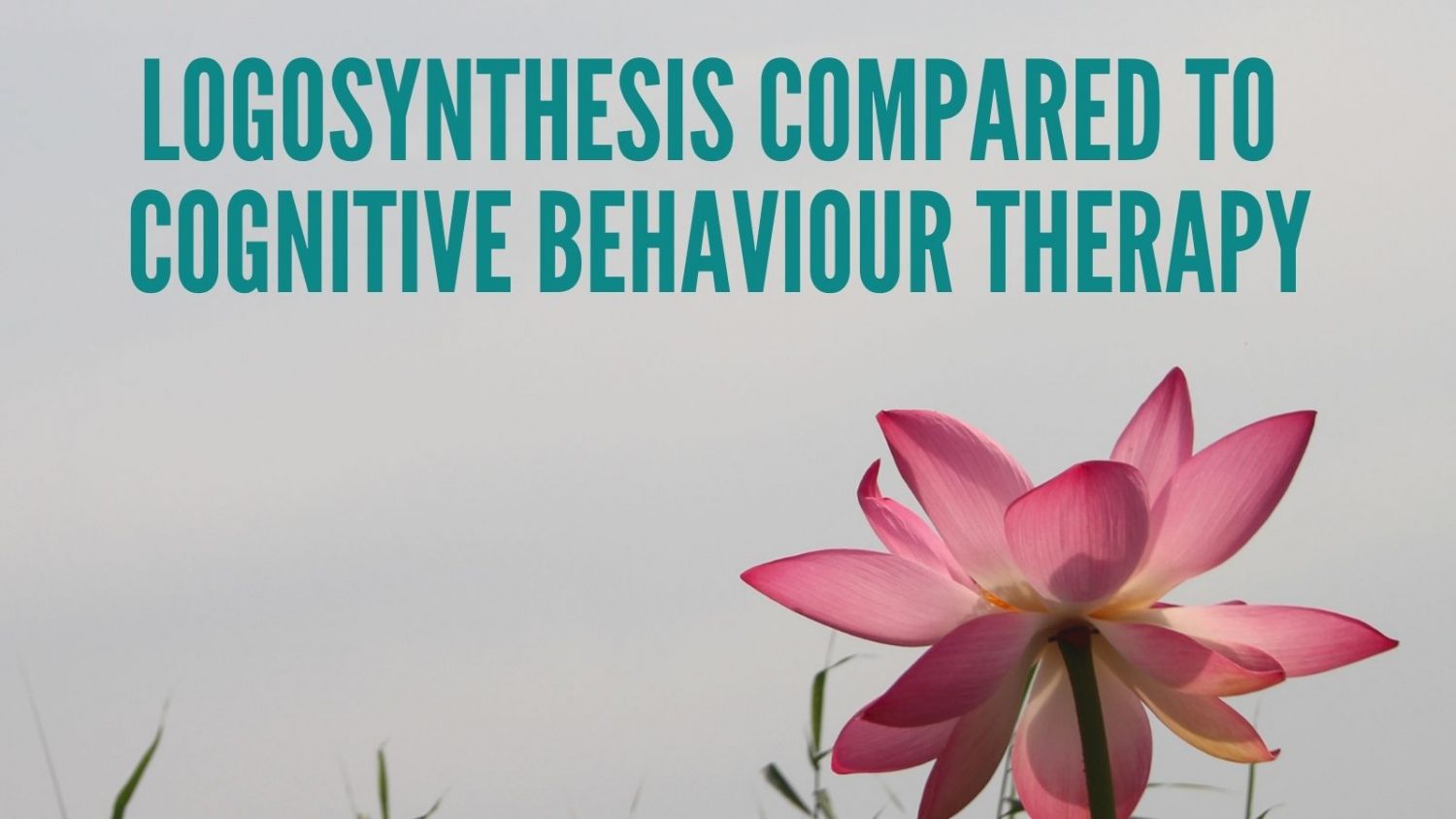How does Logosynthesis® compare to Cognitive Behaviour Therapy CBT